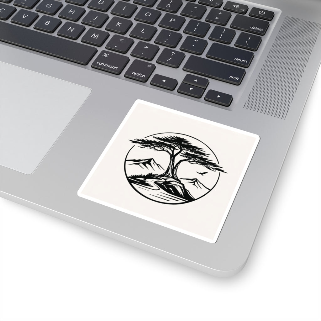 Cypress Street White Sticker