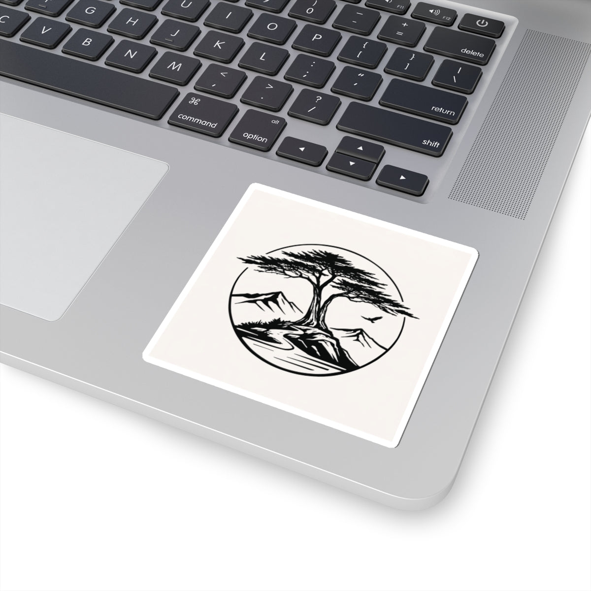 Cypress Street White Sticker