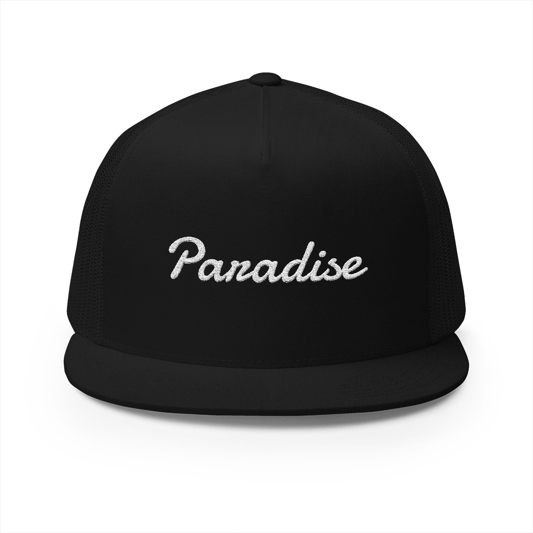 Embroidered Paradise Trucker Hat