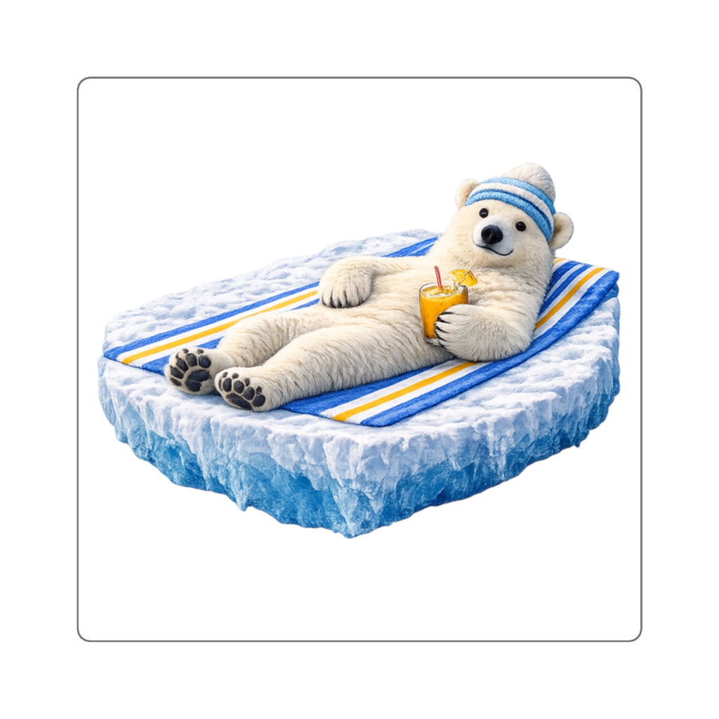 Cypress Street Just a Chill Bear Sticker