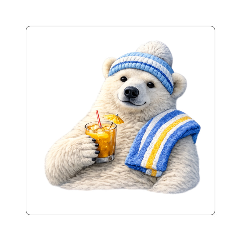 Cypress Street Just a Chill Bear Sticker