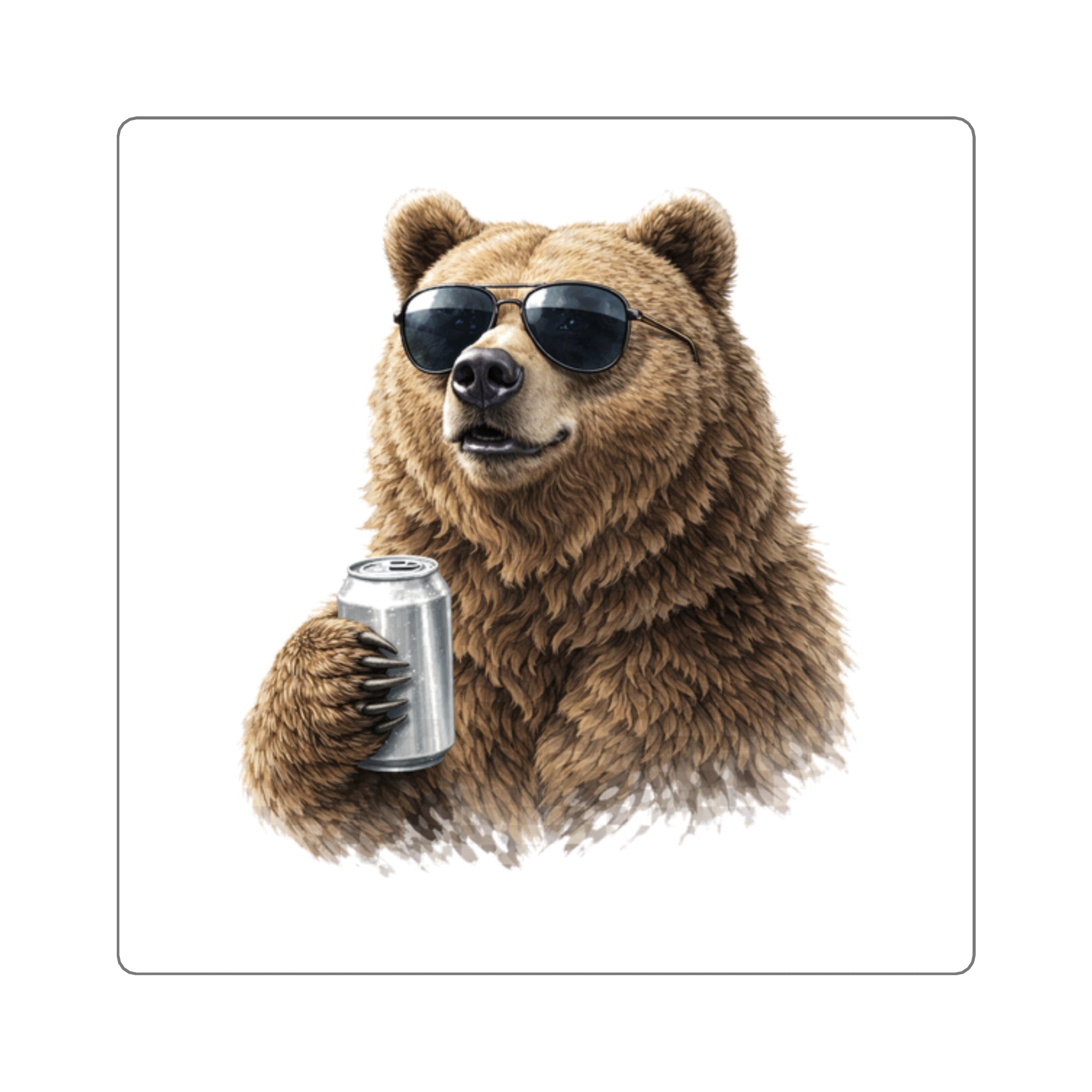 Cypress Street Just a Chill Bear Sticker