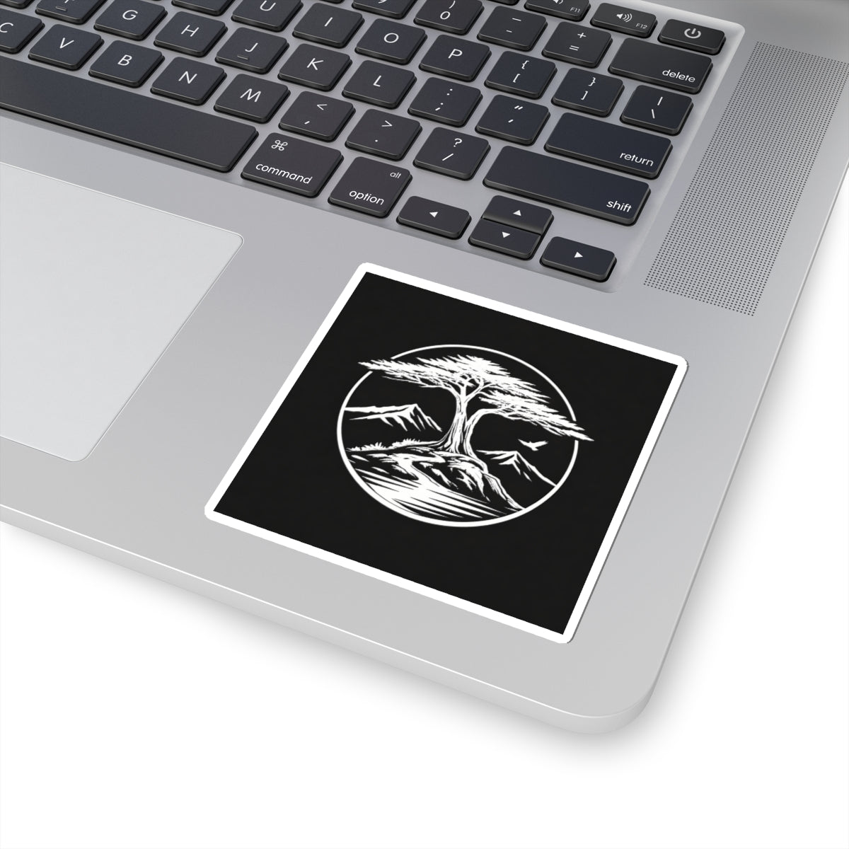 Cypress Street Black Sticker