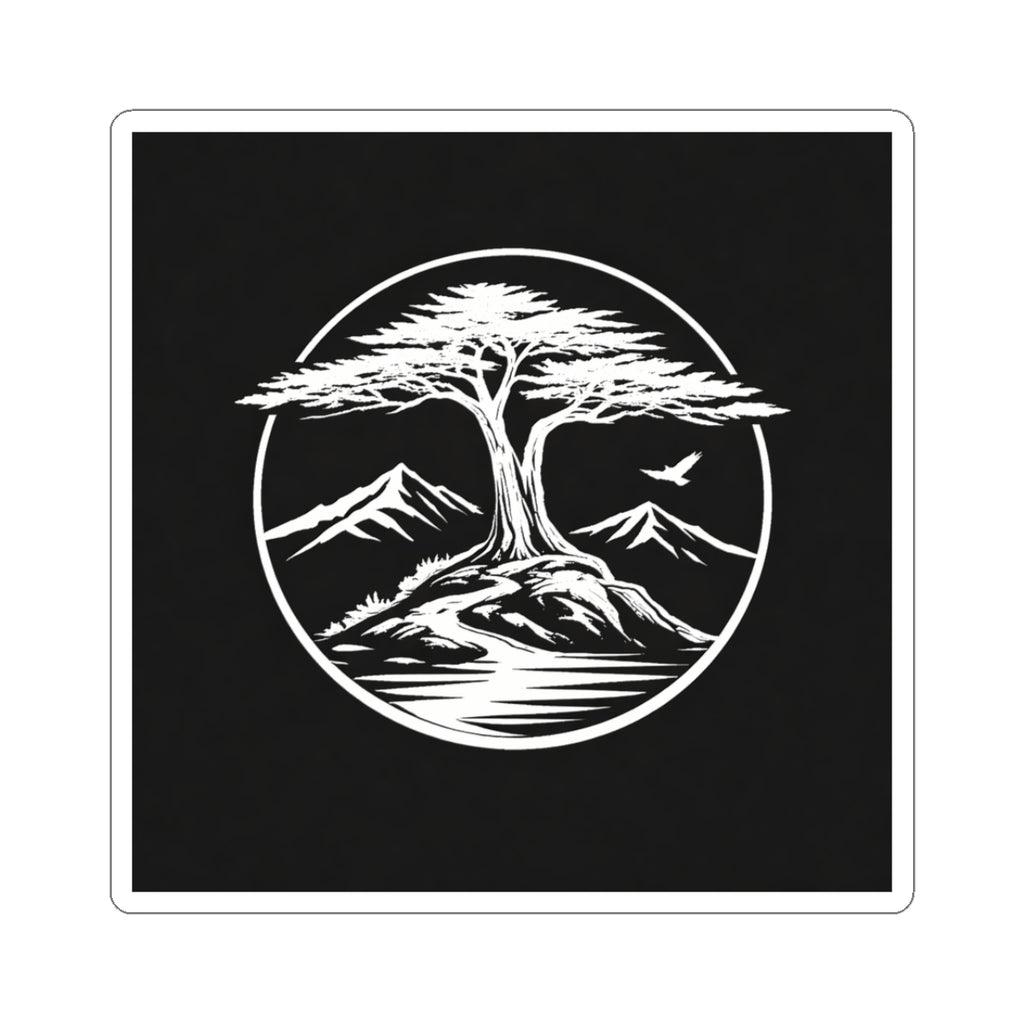 Cypress Street Black Sticker