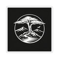 Cypress Street Black Sticker